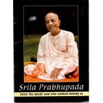 Srila Prabhupada  (know the Great Soul who walked among us) Story Book