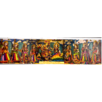 Sri Sri Radha Madhav & Ashta Sakhis  Large Sticker